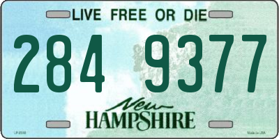 NH license plate 2849377