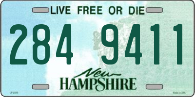 NH license plate 2849411