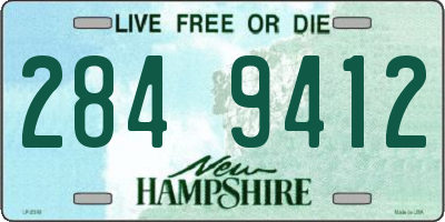 NH license plate 2849412