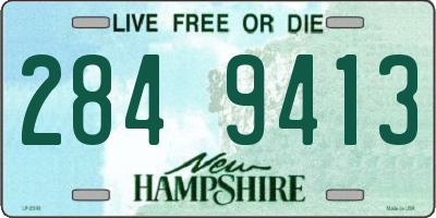 NH license plate 2849413
