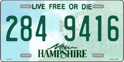 NH license plate 2849416