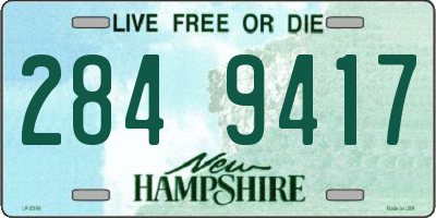 NH license plate 2849417