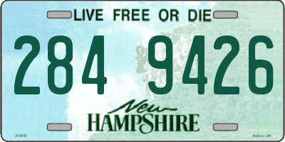 NH license plate 2849426
