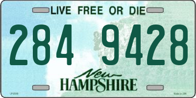 NH license plate 2849428