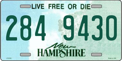 NH license plate 2849430