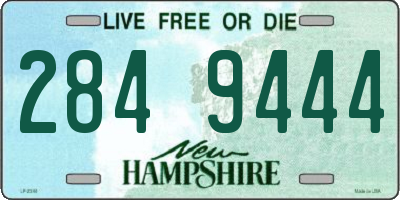 NH license plate 2849444