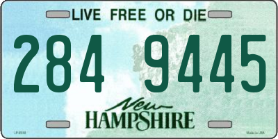 NH license plate 2849445
