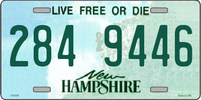 NH license plate 2849446
