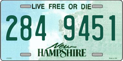 NH license plate 2849451