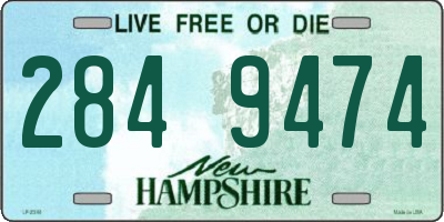 NH license plate 2849474