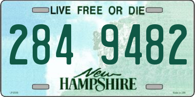 NH license plate 2849482