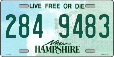 NH license plate 2849483