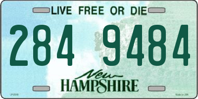 NH license plate 2849484