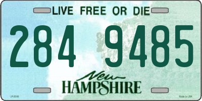 NH license plate 2849485