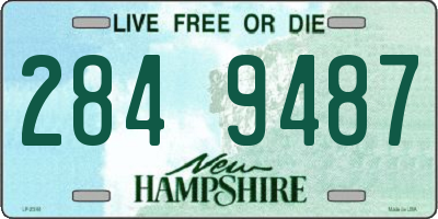 NH license plate 2849487