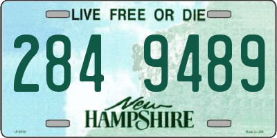 NH license plate 2849489