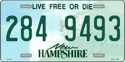 NH license plate 2849493