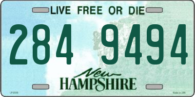 NH license plate 2849494