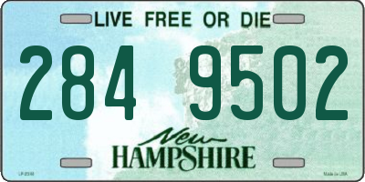 NH license plate 2849502