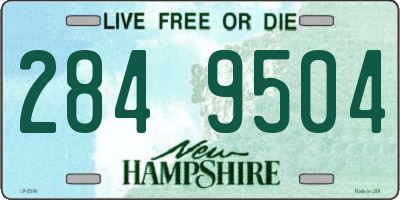 NH license plate 2849504