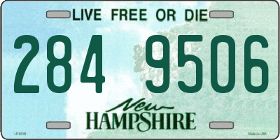 NH license plate 2849506