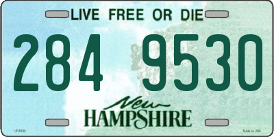 NH license plate 2849530