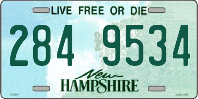 NH license plate 2849534