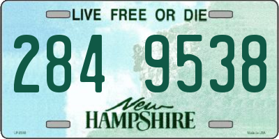 NH license plate 2849538