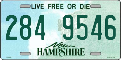 NH license plate 2849546