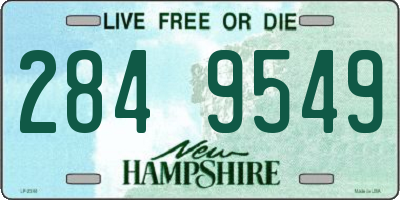 NH license plate 2849549