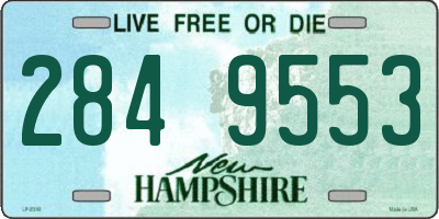 NH license plate 2849553