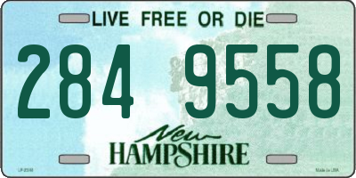 NH license plate 2849558