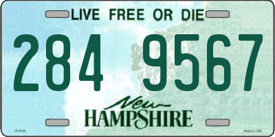 NH license plate 2849567