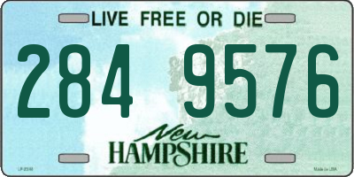 NH license plate 2849576