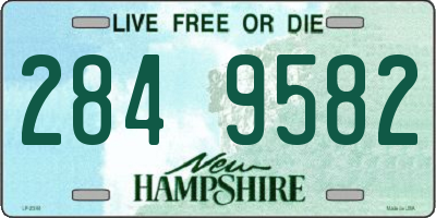 NH license plate 2849582
