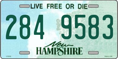 NH license plate 2849583