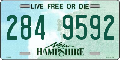NH license plate 2849592