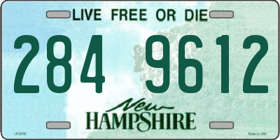 NH license plate 2849612