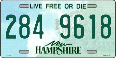 NH license plate 2849618