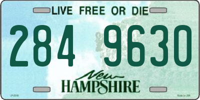 NH license plate 2849630