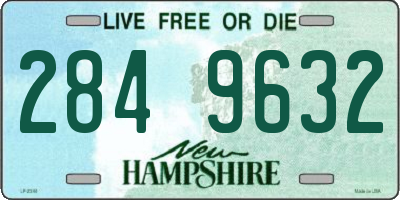 NH license plate 2849632