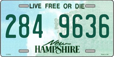 NH license plate 2849636