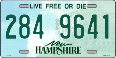 NH license plate 2849641