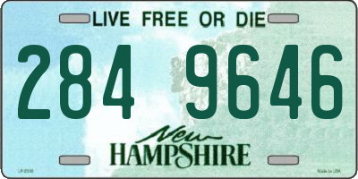 NH license plate 2849646