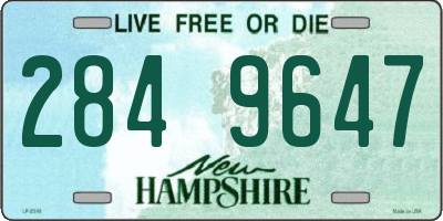 NH license plate 2849647