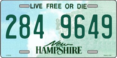 NH license plate 2849649