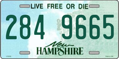 NH license plate 2849665