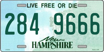 NH license plate 2849666