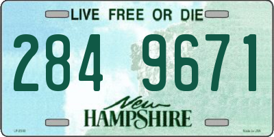 NH license plate 2849671