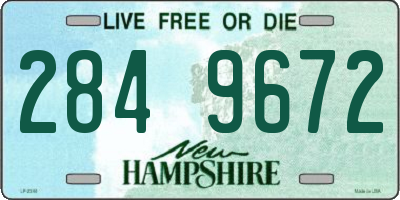 NH license plate 2849672